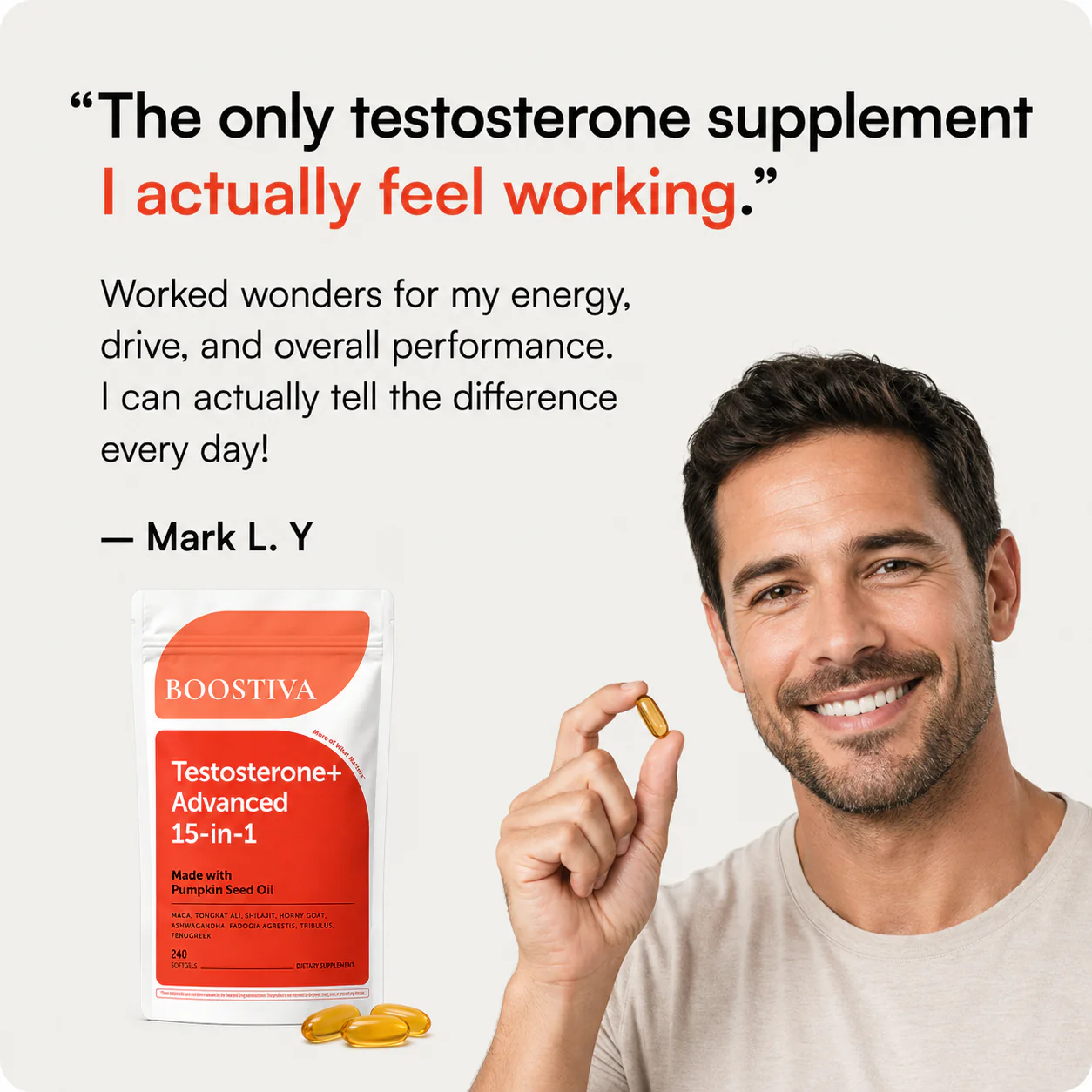 Boostiva Testosterone+ Advanced Softgels - Image 4
