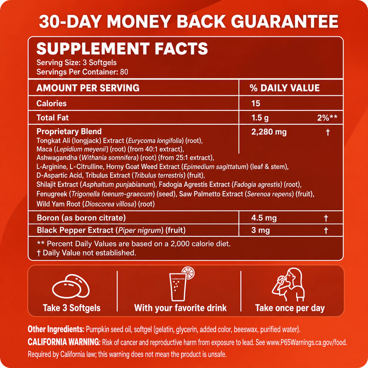 Boostiva Testosterone+ Advanced Softgels - Image 5